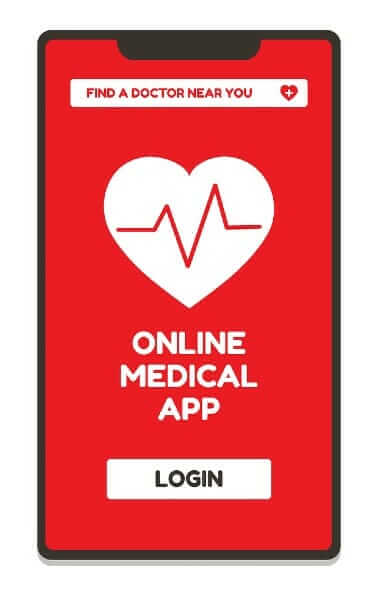 Healthcare web application example